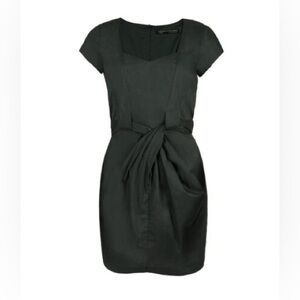 All Saints Alia Mini Dress in Grey, size 2